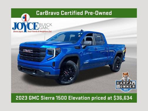 Dynamic Blue Metallic 2023 GMC Sierra 1500 Elevation
