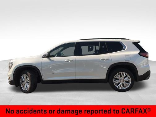 White Frost Tricoat 2024 GMC Acadia Elevation