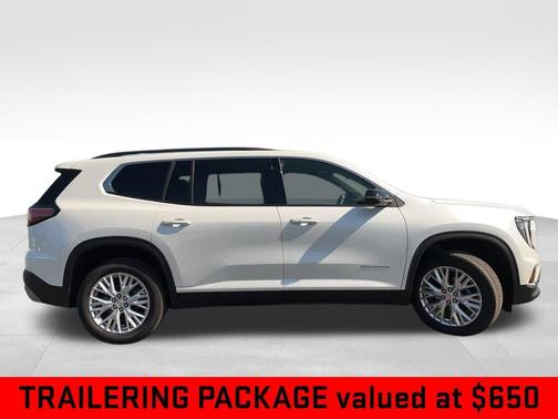 White Frost Tricoat 2024 GMC Acadia Elevation