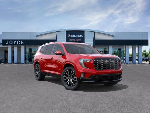 Volcanic Red Tintcoat 2026 GMC Acadia Denali