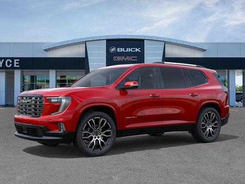 Volcanic Red Tintcoat 2026 GMC Acadia Denali