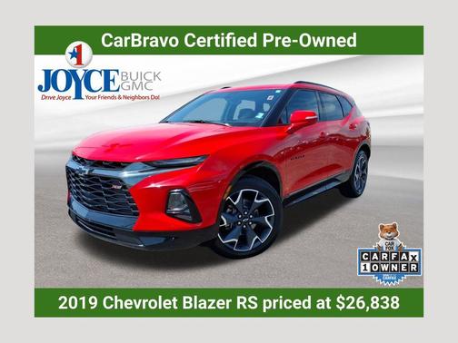 Red Hot 2019 Chevrolet Blazer RS