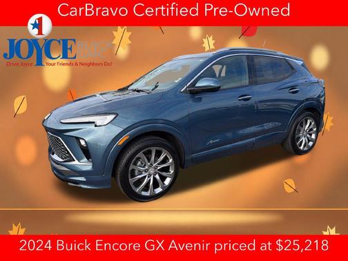 Ocean Blue Metallic 2024 Buick Encore GX Avenir