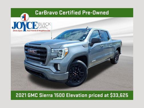 Satin Steel Metallic 2021 GMC Sierra 1500 Elevation