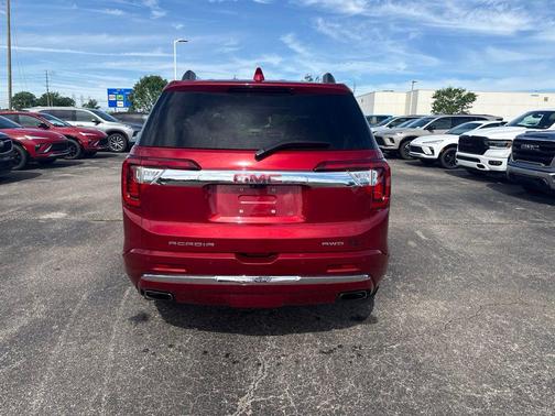 Volcanic Red Tintcoat 2023 GMC Acadia Denali