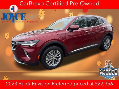 Cinnabar Metallic 2023 Buick Envision Preferred