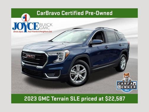 Marine Metallic 2023 GMC Terrain SLE