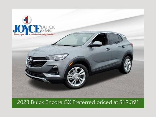 Moonstone Gray Metallic 2023 Buick Encore GX Preferred