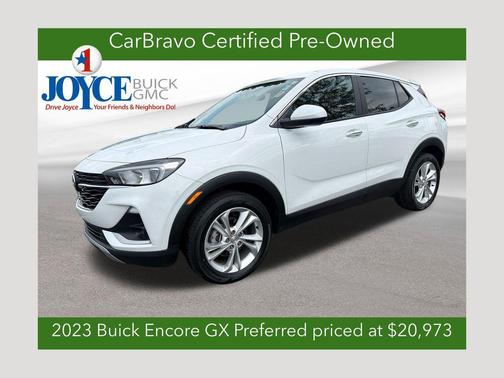 Summit White 2023 Buick Encore GX Preferred