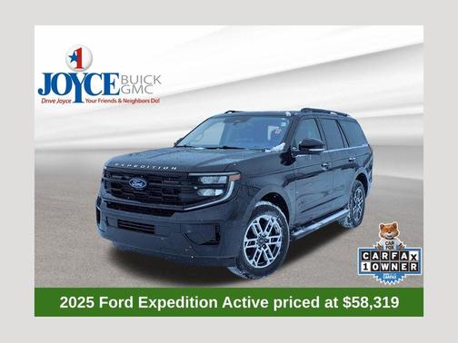 Black Metallic 2025 Ford Expedition Active