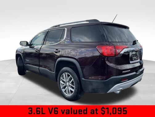 Black Cherry Metallic 2017 GMC Acadia SLE-2
