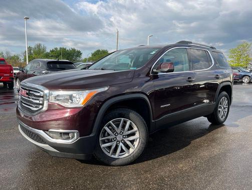 Black Cherry Metallic 2017 GMC Acadia SLE-2