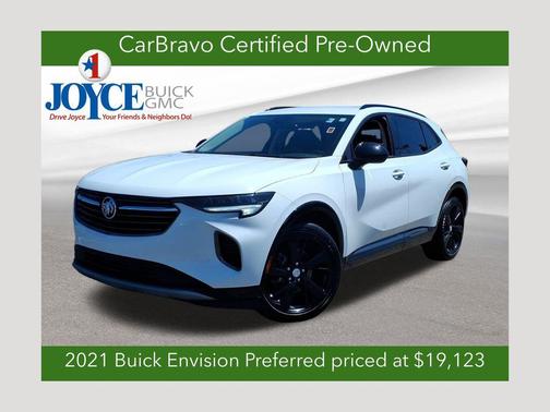Summit White 2021 Buick Envision Preferred
