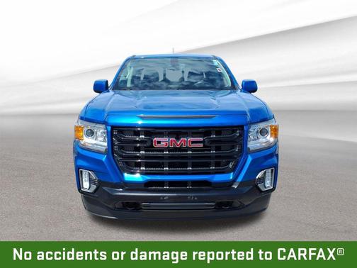 Dynamic Blue Metallic 2022 GMC Canyon Elevation