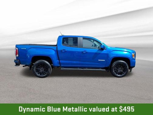 Dynamic Blue Metallic 2022 GMC Canyon Elevation