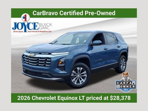 Lakeshore Blue Metallic 2026 Chevrolet Equinox 1LT