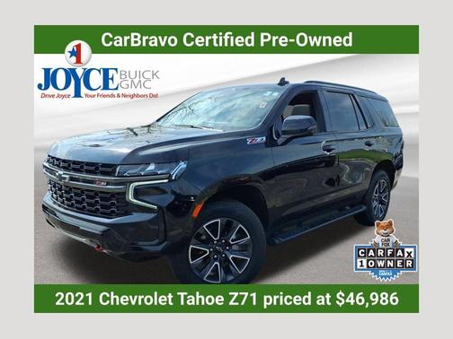 Black 2021 Chevrolet Tahoe Z71