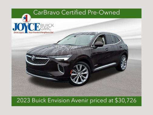 Rich Garnet Metallic 2023 Buick Envision Avenir