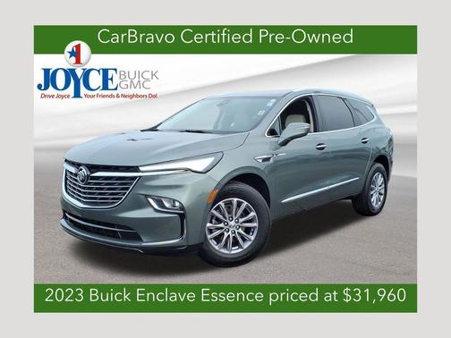 Sage Metallic 2023 Buick Enclave Essence