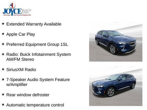 Sapphire Metallic 2023 Buick Envision Essence