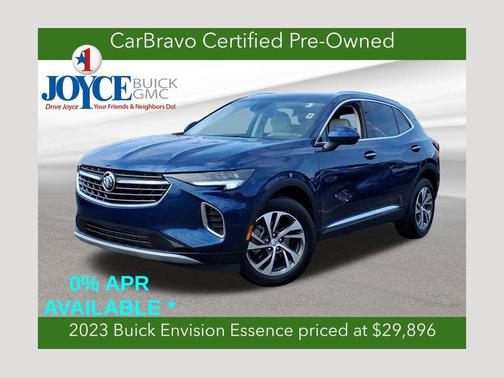 Sapphire Metallic 2023 Buick Envision Essence