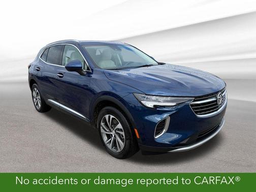 Sapphire Metallic 2023 Buick Envision Essence