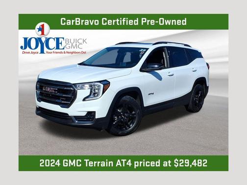 Summit White 2024 GMC Terrain AT4