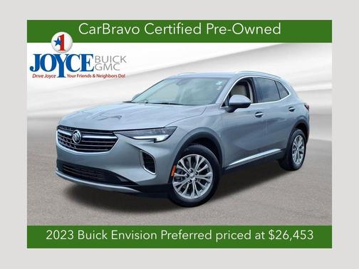 Moonstone Gray Metallic 2023 Buick Envision Preferred