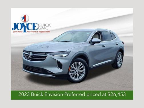 Moonstone Gray Metallic 2023 Buick Envision Preferred