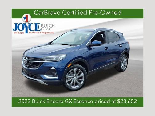 Sapphire Metallic 2023 Buick Encore GX Essence