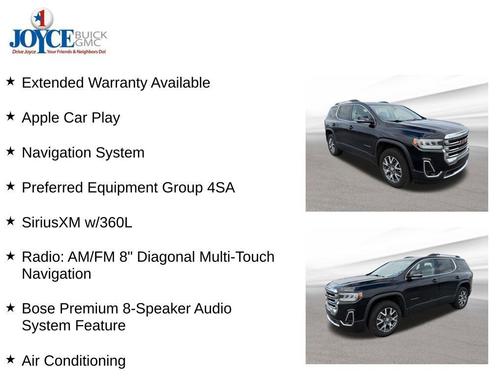 Ebony Twilight Metallic 2023 GMC Acadia SLT