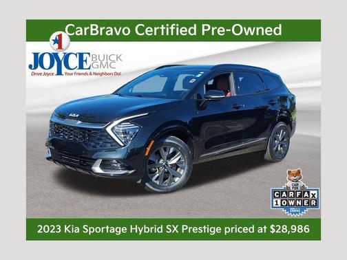 Fusion Black 2023 Kia Sportage Hybrid SX-Prestige