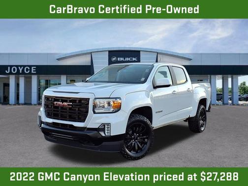 Summit White 2022 GMC Canyon Elevation