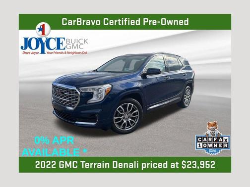 Marine Metallic 2022 GMC Terrain Denali