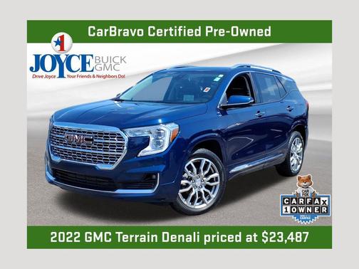 Marine Metallic 2022 GMC Terrain Denali