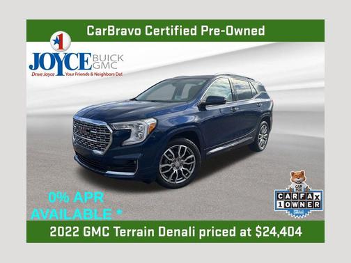 Marine Metallic 2022 GMC Terrain Denali
