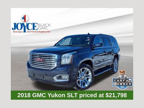 Dark Sapphire Blue Metallic 2018 GMC Yukon SLT