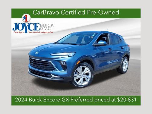Ocean Blue Metallic 2024 Buick Encore GX Preferred