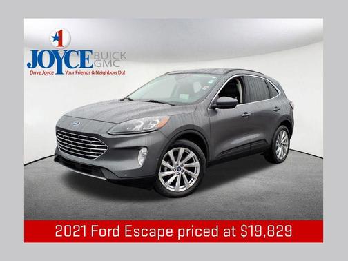Gray Metallic 2021 Ford Escape Titanium