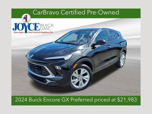 Ebony Twilight Metallic 2024 Buick Encore GX Preferred