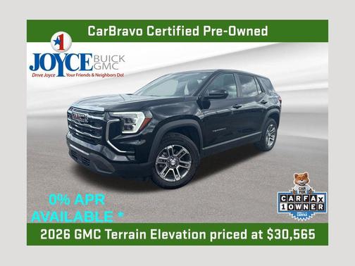 Ebony Twilight Metallic 2026 GMC Terrain Elevation