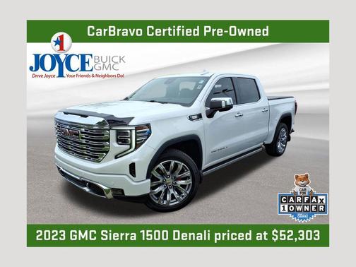 White Frost Tricoat 2023 GMC Sierra 1500 Denali