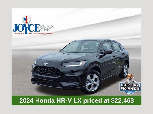 Crystal Black Pearl 2024 Honda HR-V LX