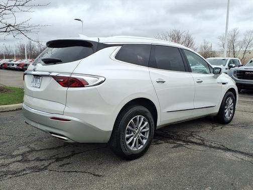 White Frost Tricoat 2023 Buick Enclave Essence