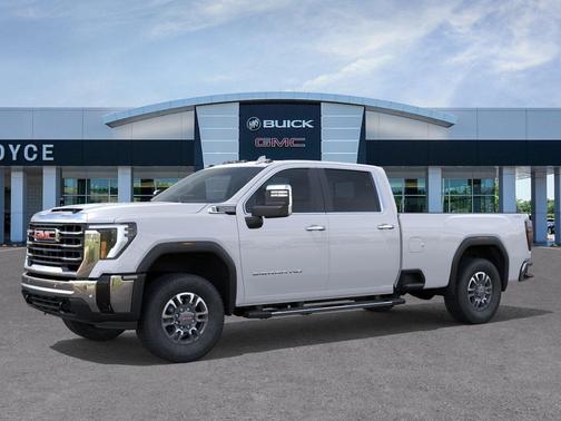 Glacier White Tricoat 2026 GMC Sierra 3500 SLT