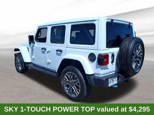 Bright White Clearcoat 2023 Jeep Wrangler Sahara 4xe