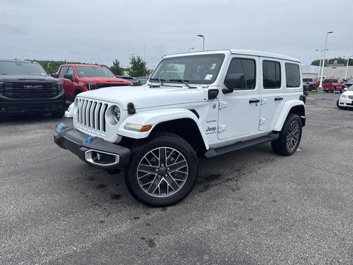 Bright White Clearcoat 2023 Jeep Wrangler Sahara 4xe