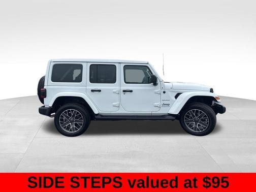 Bright White Clearcoat 2023 Jeep Wrangler Sahara 4xe