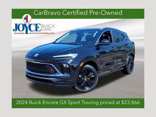 Ebony Twilight Metallic 2024 Buick Encore GX Sport Touring
