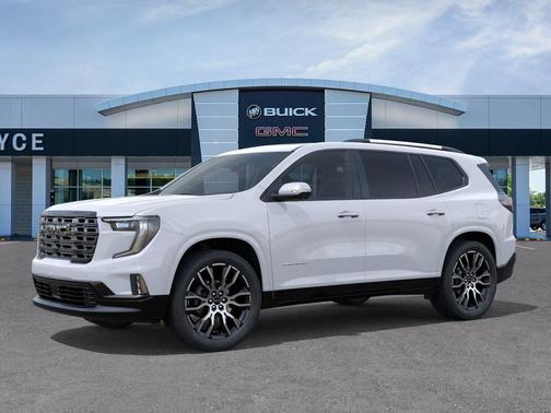 Glacier White Tricoat 2026 GMC Acadia Denali